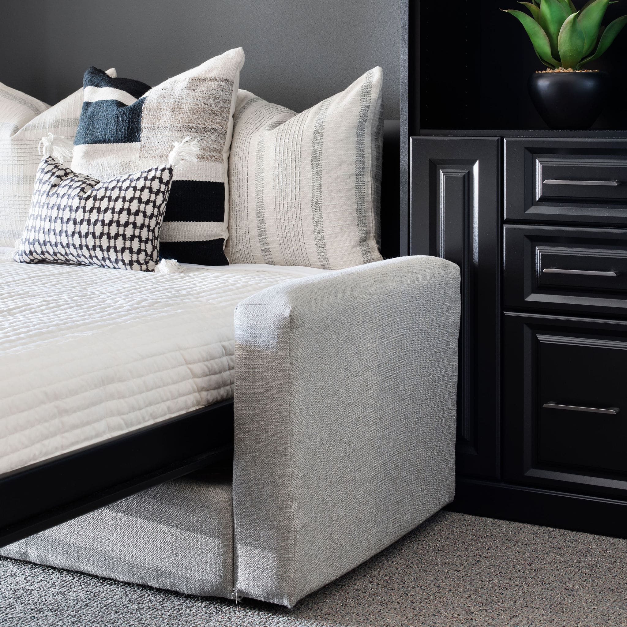The Chesterfield sofa bed is also a stand alone panel bed. Visit us today to create a space saving panel bed solution for your home.