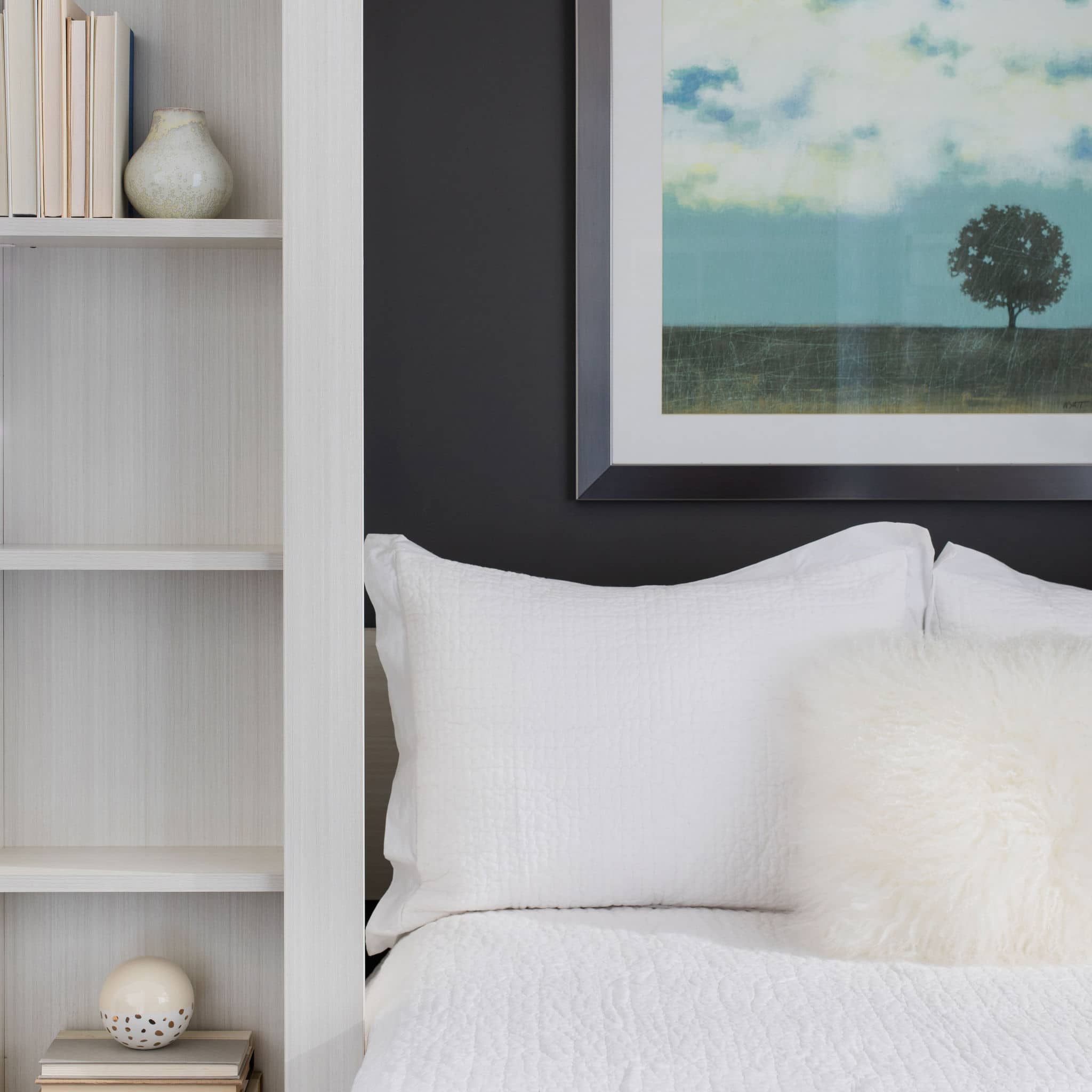 Our Madison Murphy bed offers endless shelves for tons of storage. Visit our San Antonio Murphy bed showroom on Proton Rd. today!