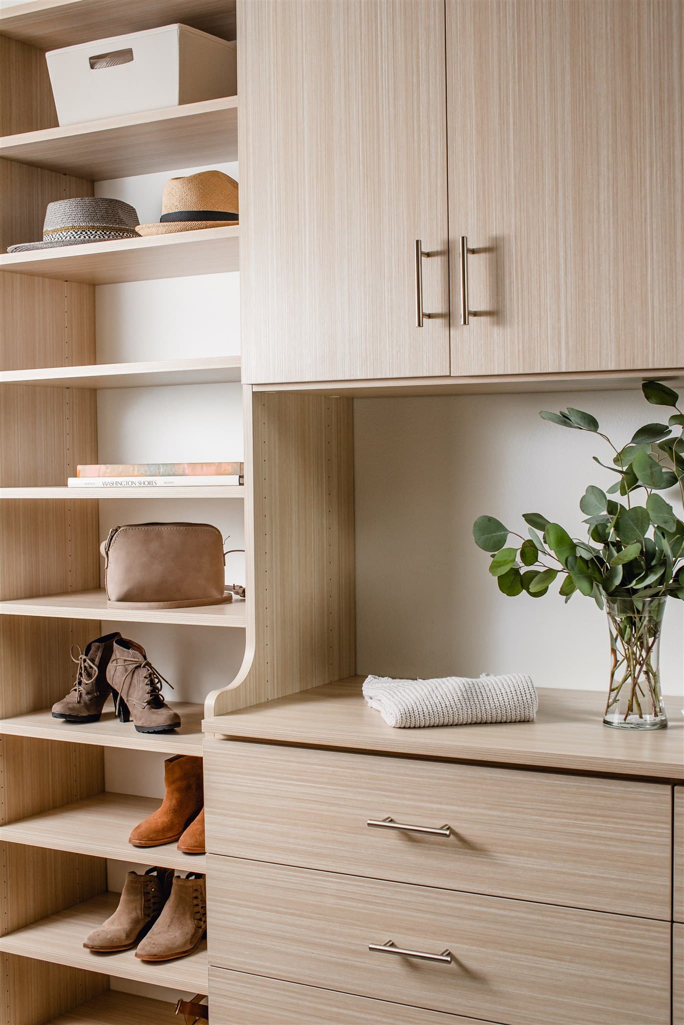 Our custom closet designs are flexible, functional, and stylish, creating a unique space in your home. Choose from accessories and features that heighten the look and functionality, individualized just for you. Discover versatile solutions for your home today!