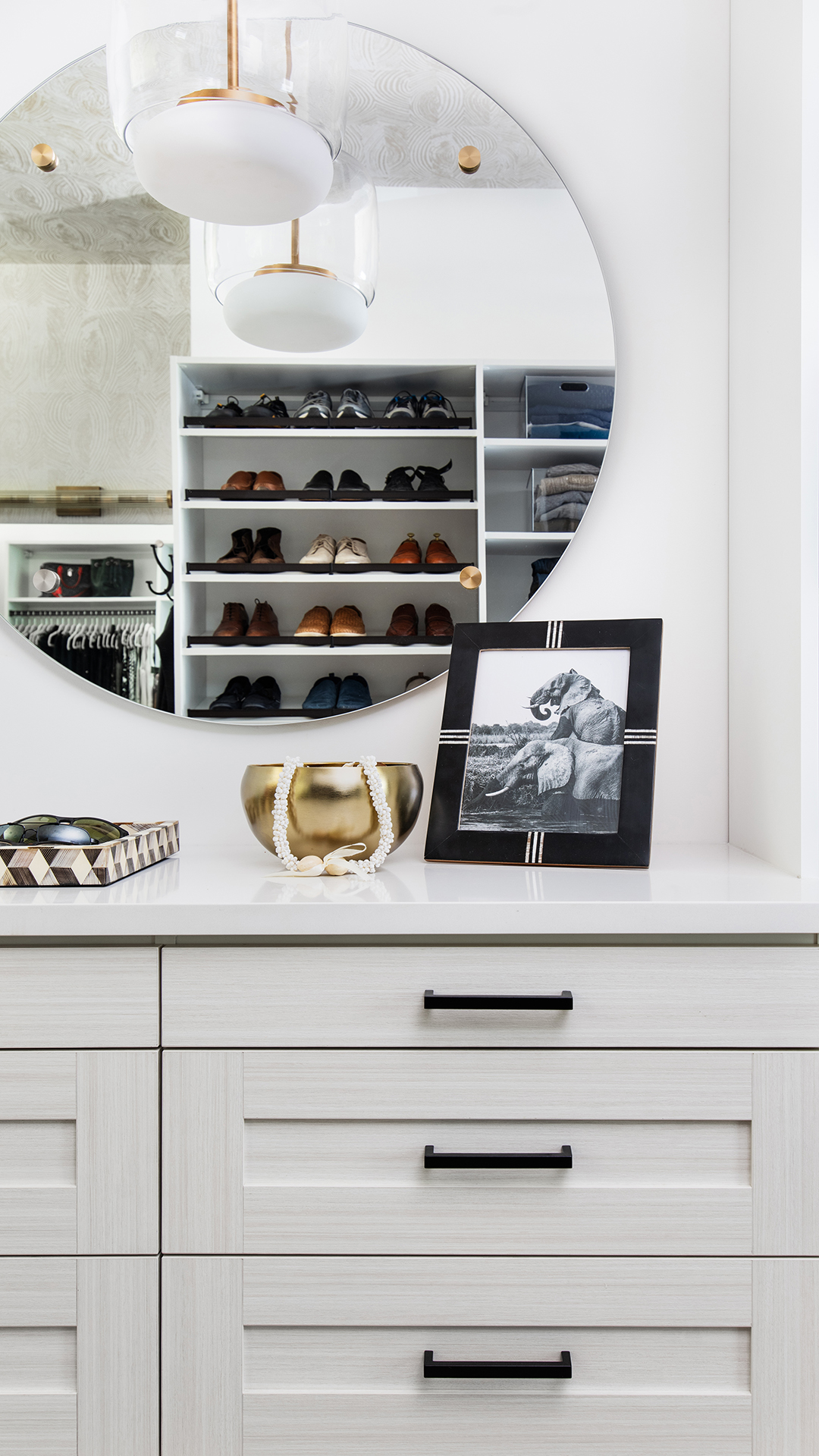 Our custom closet designs are flexible, functional, and stylish, creating a unique space in your home. Choose from accessories and features that heighten the look and functionality, individualized just for you. Include lighting, mirrors, dresser drawers and hampers to fully outfit your space. Discover versatile solutions for your home today!