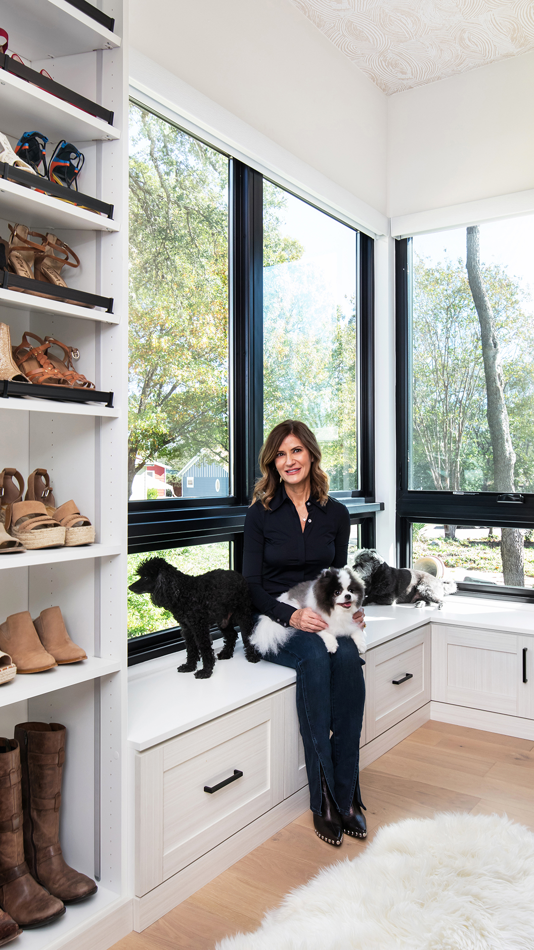 Our custom closet designs are flexible, functional, and stylish, creating a unique space in your home. Choose from accessories and features that heighten the look and functionality, individualized just for you. Include lighting, mirrors, dresser drawers and hampers to fully outfit your space. Discover versatile solutions for your home today!