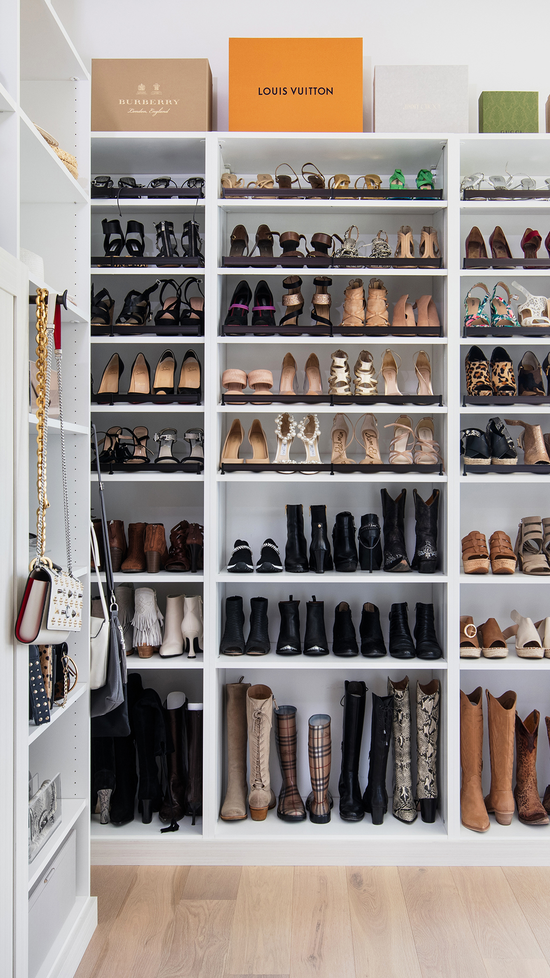 Our custom closet designs are flexible, functional, and stylish, creating a unique space in your home. Choose from accessories and features that heighten the look and functionality, individualized just for you. Include lighting, mirrors, dresser drawers and hampers to fully outfit your space. Discover versatile solutions for your home today!