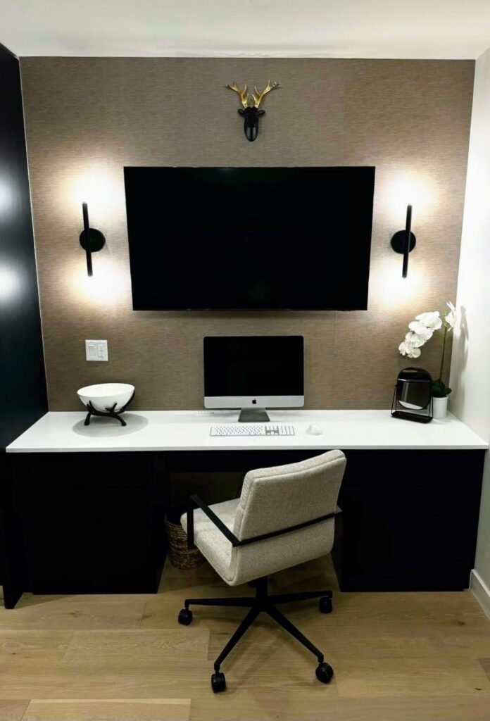 Custom desks for home office use are imperative for small spaces. See how we can create custom office desks for home use. 