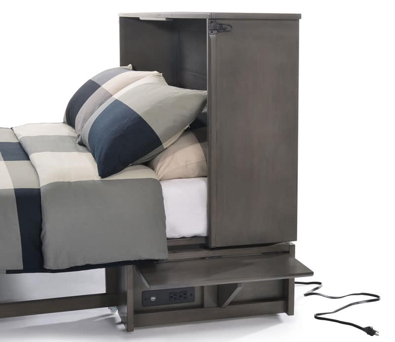 sagebrush-stonewash-side-view-800 Flip-Up Trays | More Space Place Austin and San Antonio